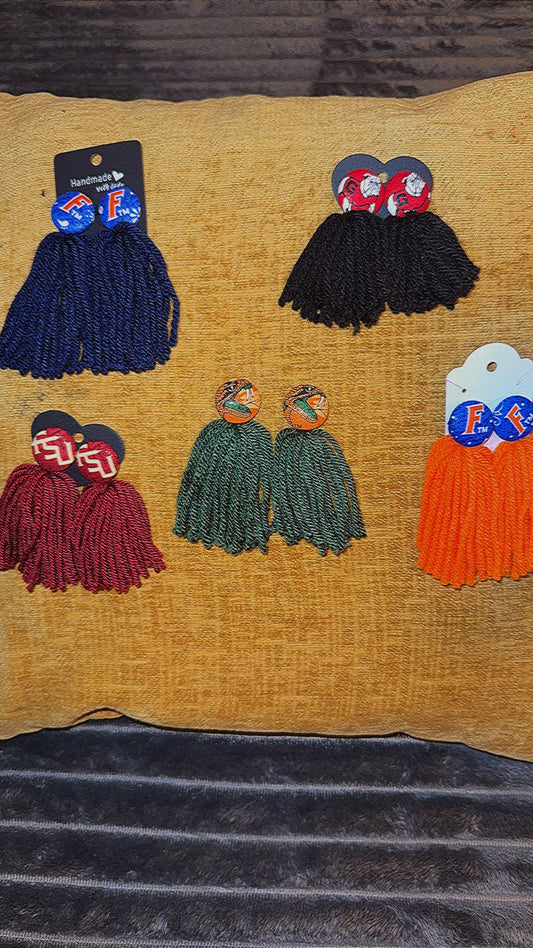 Team Tassel Earrings